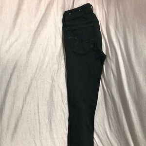American Eagle Black Ripped Jeans